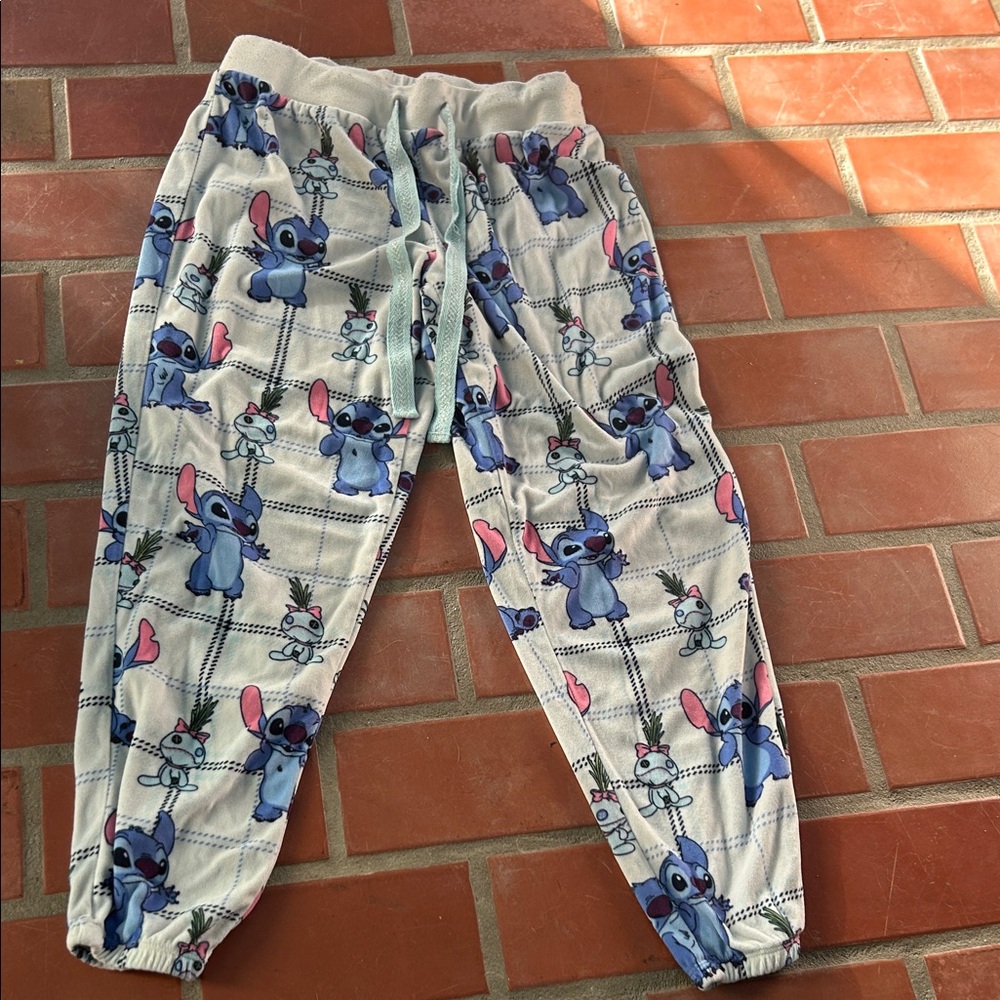 Disney Kids' Blue and Pink Stitch Joggers